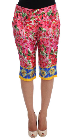 Pantaloncini Shorts Dolce&Gabbana multicolore fantasia floreale-IT38-XS