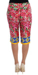 Pantaloncini Shorts Dolce&Gabbana multicolore fantasia floreale-IT38-XS