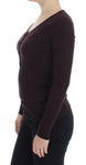 Pullover Dolce & Gabbana Purple Cashmere Henley - Taglia IT40-S