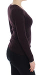 Pullover Dolce & Gabbana Purple Cashmere Henley - Taglia IT40-S