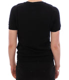 T-shirt in cotone girocollo Dolce & Gabbana nero - Taglia IT48-XXL