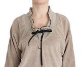 Maglia Cavalli in cotone velluto beige - Taglia IT46-XL