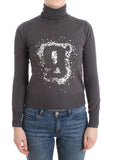 Maglia in cotone dolcevita marrone Galliano - Taglia XXS