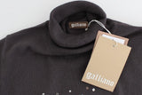 Maglia in cotone dolcevita marrone Galliano - Taglia XXS