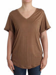 Top a maniche corte Galliano Brown - Taglia S