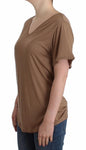 Top a maniche corte Galliano Brown - Taglia S