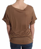 Top a maniche corte Galliano Brown - Taglia S