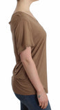 Top a maniche corte Galliano Brown - Taglia S