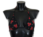 Bikini Dolce & Gabbana Black Red Roses - Taglia IT2-S