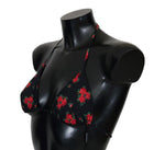 Bikini Dolce & Gabbana Black Red Roses - Taglia IT2-S