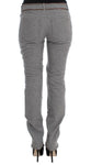 Pantalone bootcut casual slim fit cotone grigio Ermanno Scervino-IT46-XL