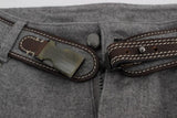 Pantalone bootcut casual slim fit cotone grigio Ermanno Scervino-IT46-XL