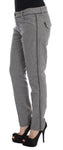 Pantaloni casual Ermanno Scervino cotone grigio dritto dritto-IT46-XL