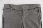 Pantaloni casual Ermanno Scervino cotone grigio dritto dritto-IT46-XL