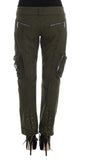 Pantaloni cargo loose fit in lana verde Ermanno Scervino - IT42-M