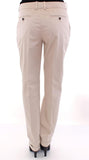 Pantaloni Chino in cotone beige Dolce & Gabbana - Taglia IT42-M