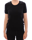 T-shirt in cotone girocollo Dolce & Gabbana nero - Taglia IT42-M