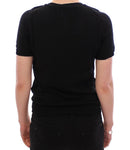 T-shirt in cotone girocollo Dolce & Gabbana nera - Taglia IT40-S