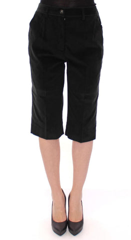 Pantaloncini in cotone nero Dolce & Gabbana - Taglia IT40-S