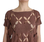 Maglia a maniche corte Galliano Brown - Taglia S