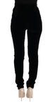 Pantaloni Ermanno Scervino Black Velvet Slim Fit - Taglia IT42-M