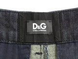 Pantaloni jeans regular fit in cotone blu Dolce & Gabbana - IT40-S