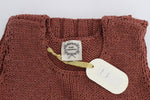 PINK MEMORIES Maglione in misto cotone rosso lavorato a maglia - UNICA