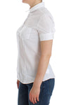 Top in cotone bianco Galliano - Taglia IT40-S