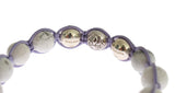 Bracciale Nialaya Purple CZ Howlite in argento 925 - Taglia M