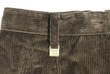 Pantaloni casual con logo dritto marrone chiaro e Gabbana - IT44-L