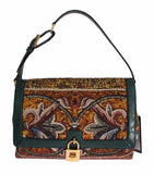 Dolce&Gabbana Borsa a tracolla MISS BONITA in coccodrillo broccato