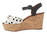 Sandali con zeppa Dolce & Gabbana bianco nero - Taglia EU35-US4,5