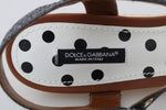 Sandali con zeppa Dolce & Gabbana bianco nero - Taglia EU35-US4,5