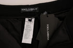 Pantaloni Dolce & Gabbana in lana nera stretch di Sicilia- IT38-XS