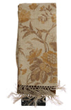 Sciarpa in cotone jacquard oro beige Dolce & Gabbana