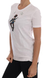 T-Shirt da favola in cotone bianco Dolce & Gabbana-it36-xxs