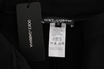 Pantaloni Capri rosa-Gabbana stretch nero-it36-xs