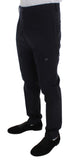 Pantaloni in cotone regular fit a righe grigie Dolce & Gabbana-it50-l