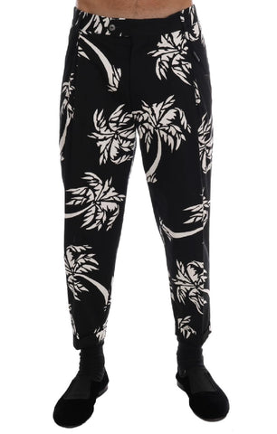 Pantaloni stretch in cotone elasticizzato Dolce & Gabbana -50-l