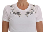 T-Shirt in cotone bianco Dolce & Gabbana-it38-xs