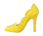 Dolce & Gabbana Giallo Scarpe cristallo CINDERELLA- eu37-5-us7