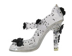 Dolce & Gabbana Trasparente CINDERELLA Crystal Shoes- eu36-us5.5