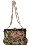 Borsa in cristallo floreale VANDA broccato fiaba Dolce & Gabbana