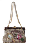 Borsa in cristallo floreale VANDA broccato fiaba Dolce & Gabbana