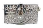 Pochette SICILY Crystal Plexi argento Dolce & Gabbana