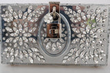 Pochette SICILY Crystal Plexi argento Dolce & Gabbana