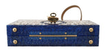 Pochette in cristallo Plexi blu SICILY Dolce & Gabbana