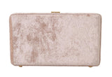 Pochette in cristallo barocco oro rosa velluto Dolce & Gabbana