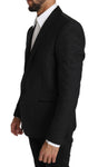 Blazer con motivo punteggiato in cotone nero Dolce & Gabbana-IT52 - XL