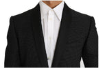 Blazer con motivo punteggiato in cotone nero Dolce & Gabbana-IT52 - XL